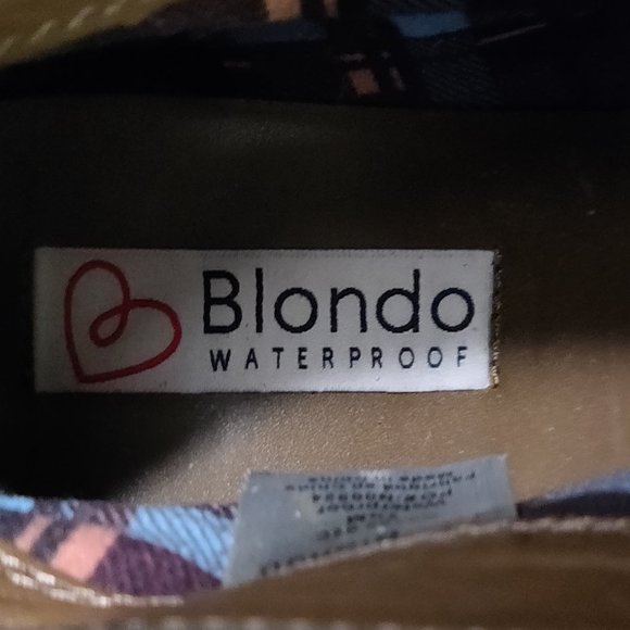 Blondo Verona Tan Suede Waterproof Ankle Boots SIZE 7.5 M - Picture 6 of 8